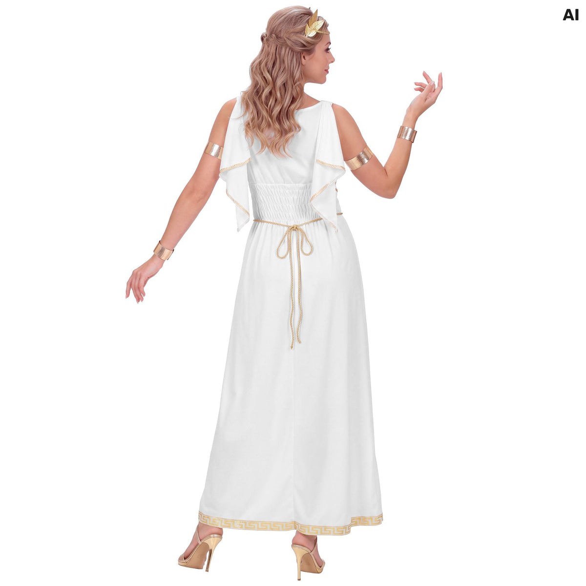 "GRIECHISCHE GÖTTIN" (Kleid, Lorbeerkranz)