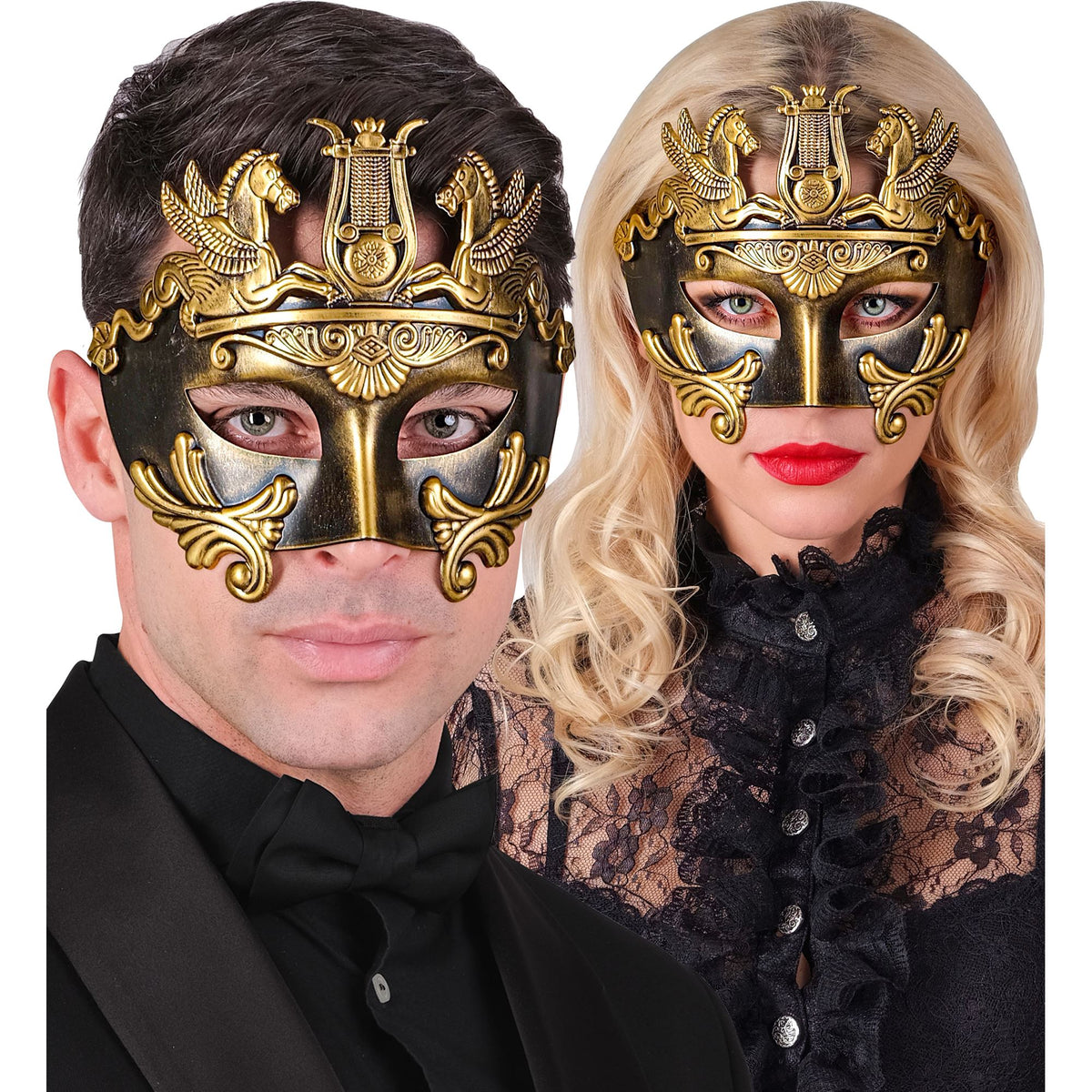 "GRIECHISCH - RÖMISCHE ANTIKE GOLDENE AUGENMASKE"