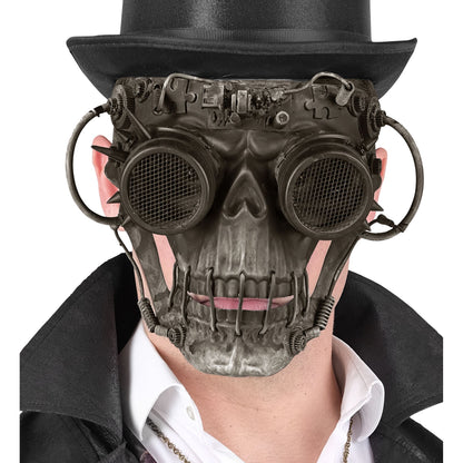 "TOTENKOPF STEAMPUNK MASKE"
