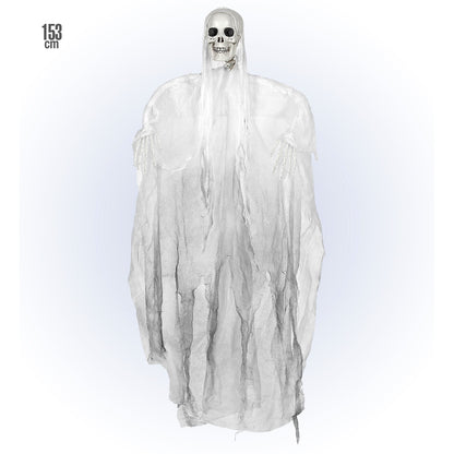 Sensenmann-Dekoration 153 cm – Gruselige Halloween-Dekoration für stimmungsvolle Fasnacht