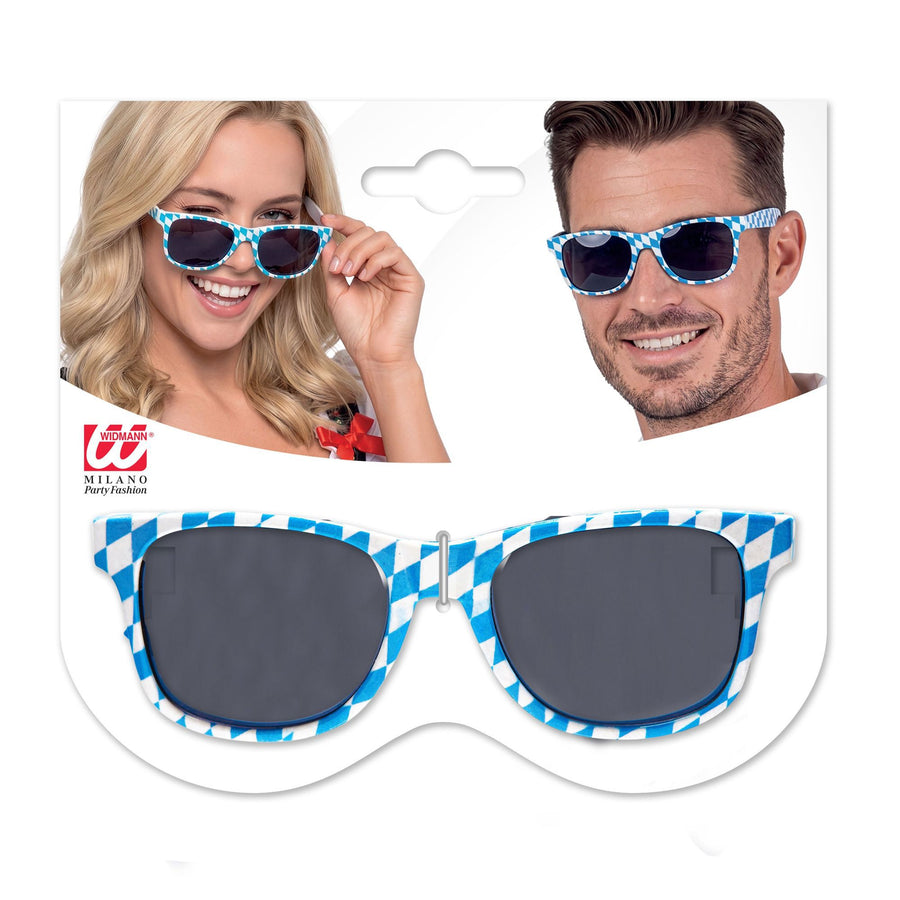 Bayerische Brille von Widmann für Oktoberfest und Bierfeste – Detailansicht