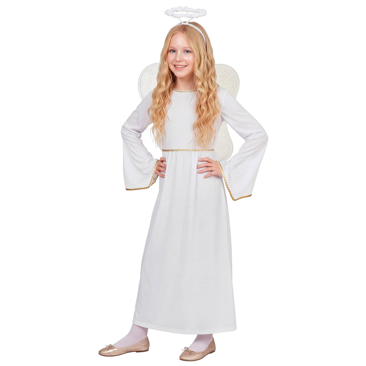 "ENGEL" (Kleid, Flügel, Heiligenschein)