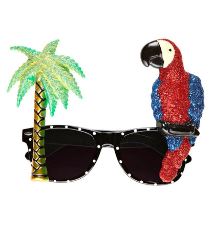 "TROPISCHE BRILLE MIT PAPAGEI"
