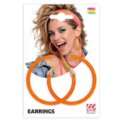 "OHRRINGE NEON ORANGE"