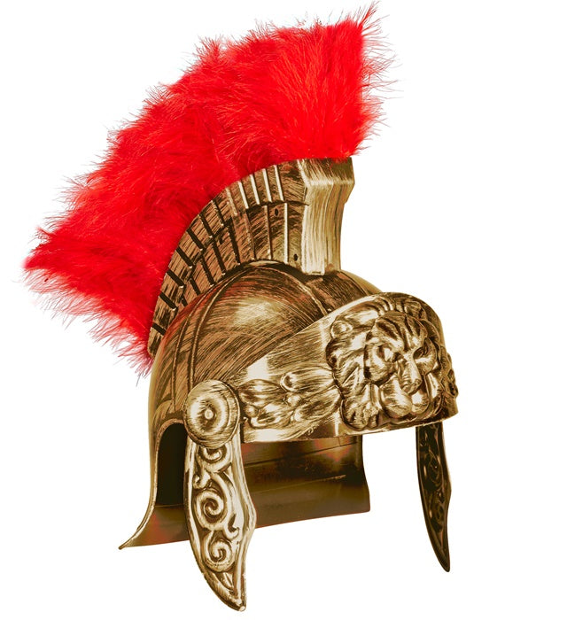 "RÖMER HELM IN ANTIKGOLD"