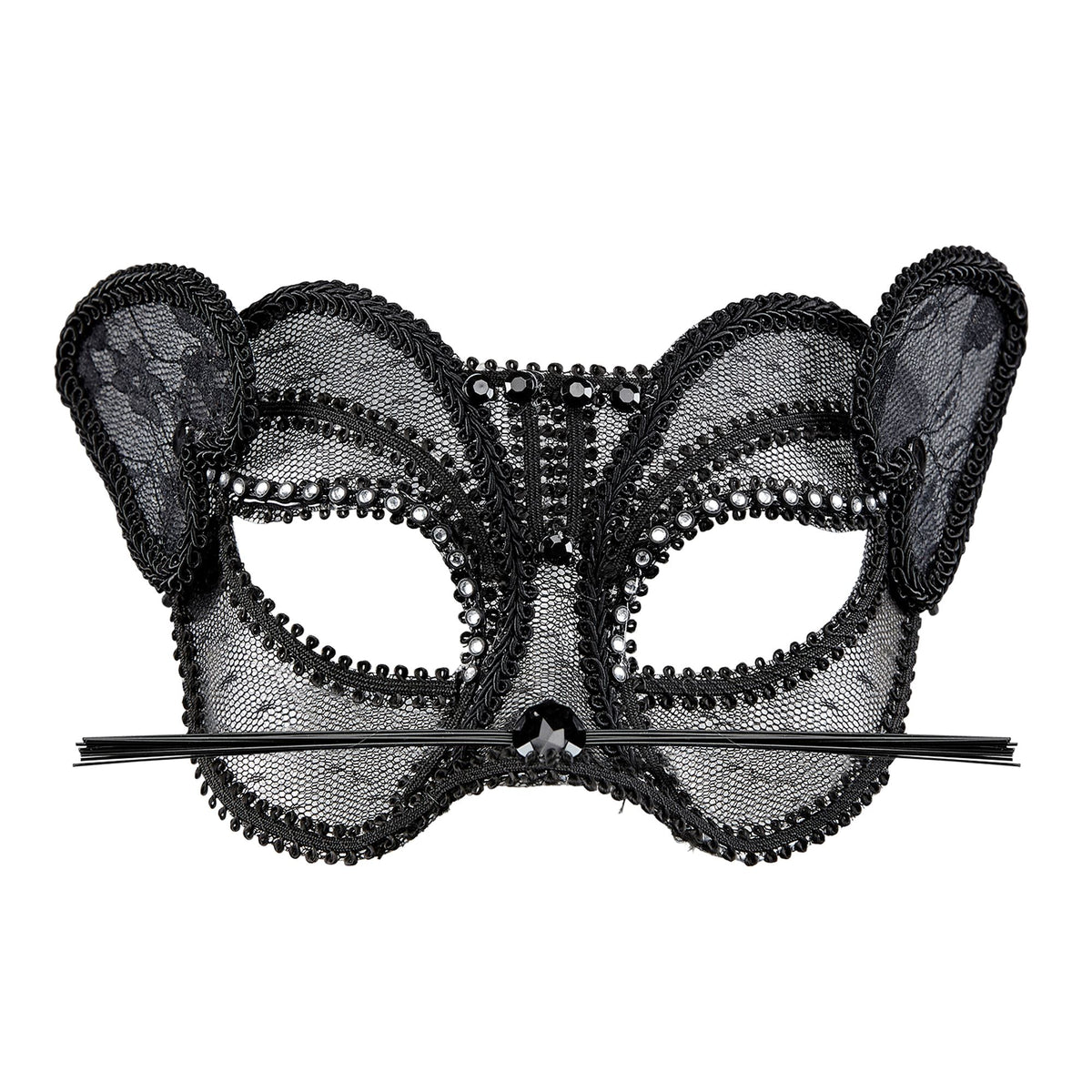 "FASHION PANTHER NUDE LOOK AUSSPITZE MIT STRASS"