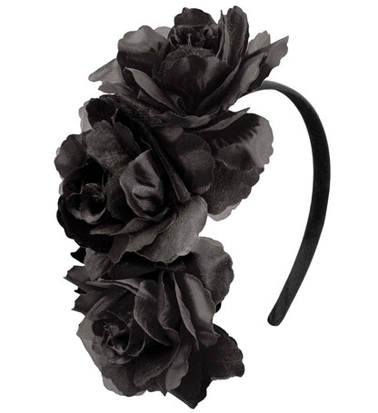"HAARREIF MIT 3 SCHWARZEN ROSEN UND "