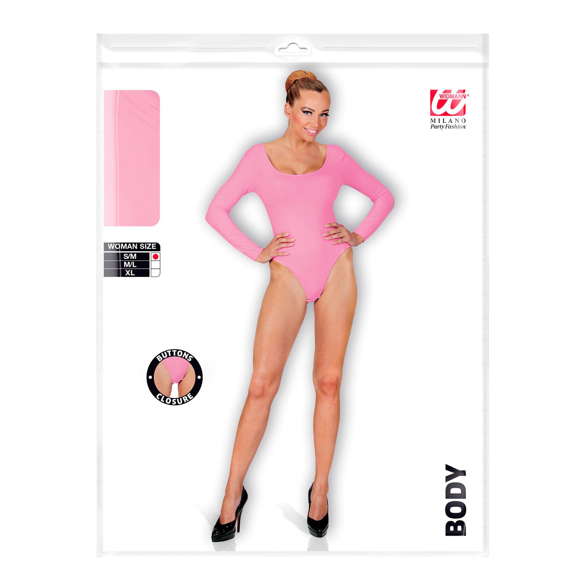 "BODY ROSA" (mit Knöpfen verschließbar)