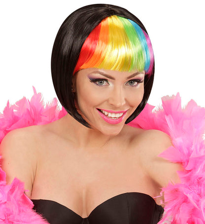 "RAVE PERÜCKE REGENBOGEN" in Box