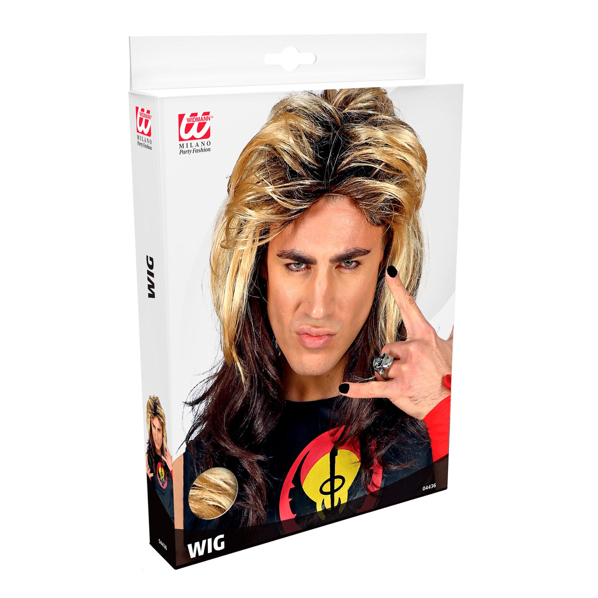 "80er JAHRE ROCKER PERÜCKE" in Box