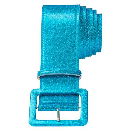 Blauer Widmann Gürtel 120 cm für Kostüm und Party – Seitenansicht