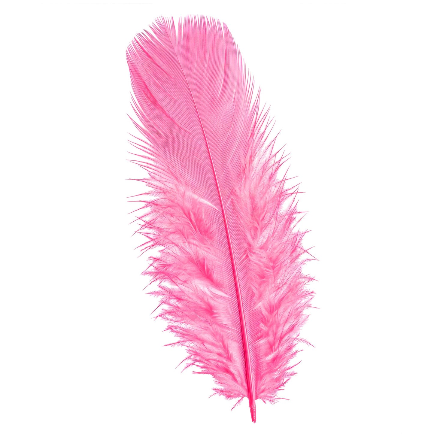 50 rosa Federn ca. 10 cm – leichte Deko für Fasnacht & Mottoparty