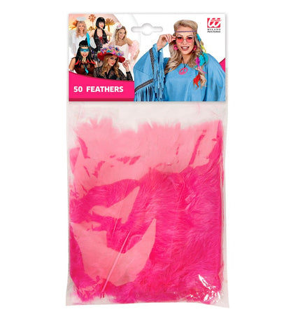 "50 FEDERN" pink - ca. 10 cm