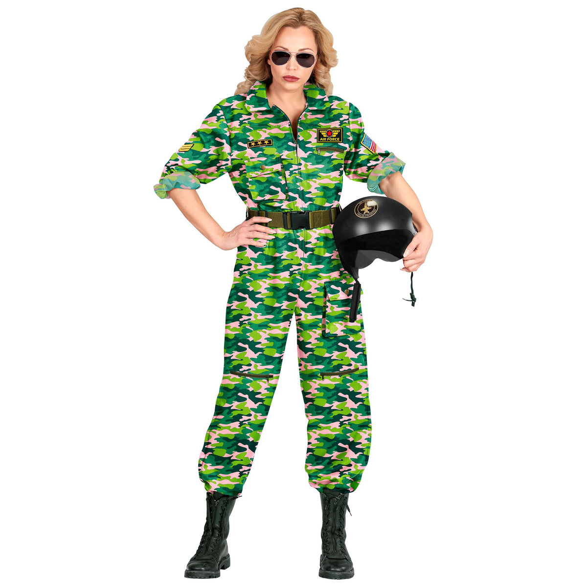 "KAMPFJETPILOTIN" (Overall, Gürtel)