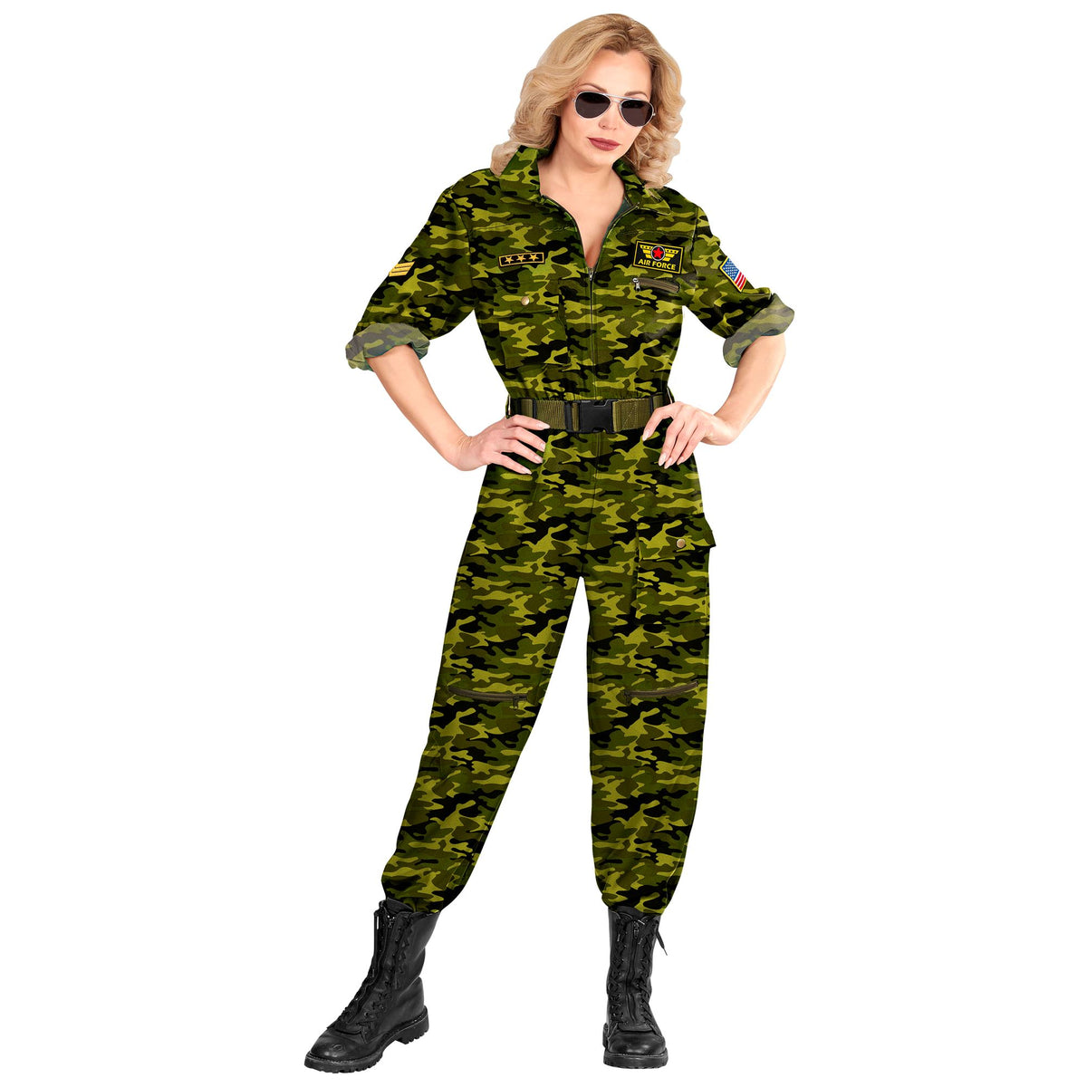 "KAMPFJETPILOTIN" (Overall, Gürtel)