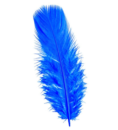 "50 FEDERN" blau - ca. 10 cm