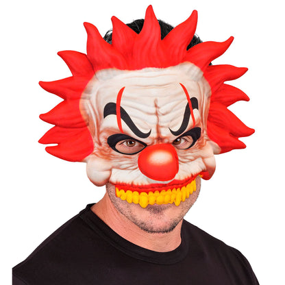 "KILLERCLOWN MASKE KINNLOS AUS STOFF"
