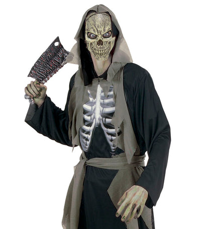 "HALBMASKE TOTENKOPF AUS SCHAUMLATEX"