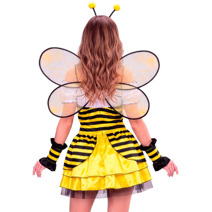 "BIENE" (Kleid, Armstulpen, Flügel, Antennen)