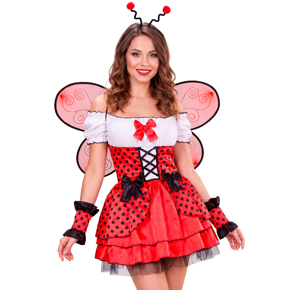 "MARIENKAEFER" (Kleid, Armstulpen, Flügel, Antennen)