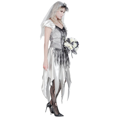 "GEISTERBRAUT" (Kleid, Brautschleier)