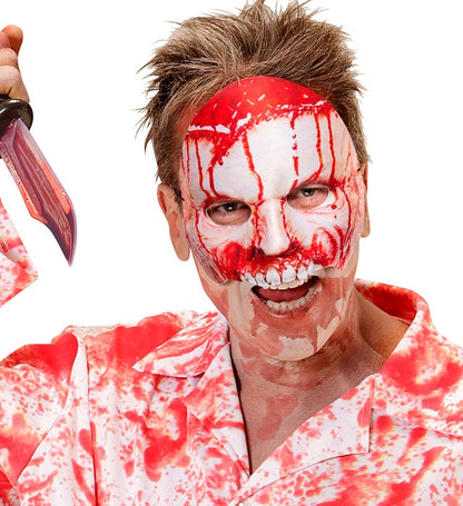 "MASKE PSYCHO KINNLOS BLUTIG AUS STOFF"