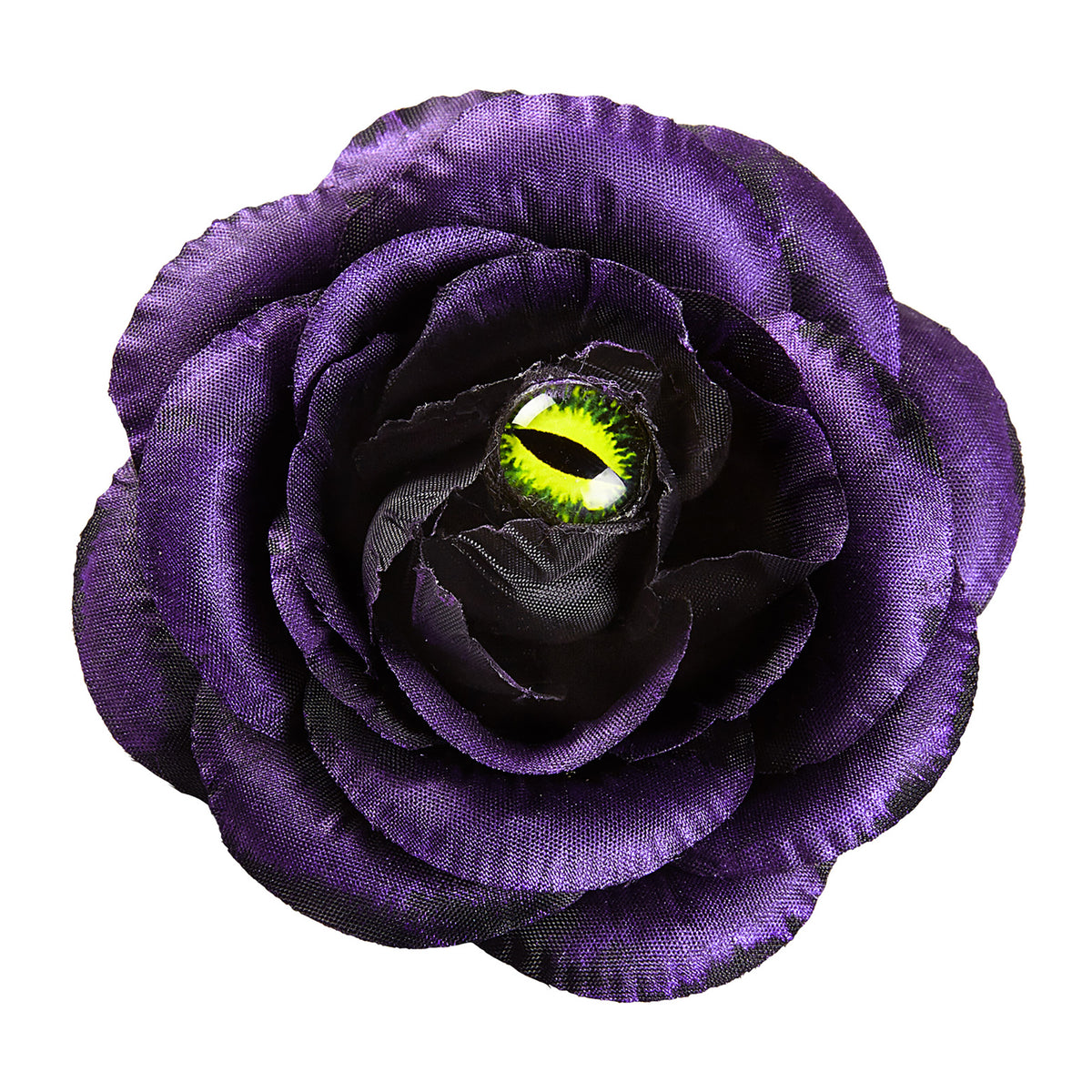 "HAARSPANGE VIOLETTE ROSE MIT KATZENAUGE"