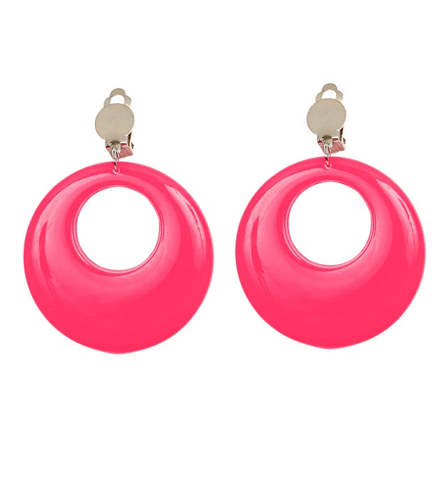 "NEON PINKE OHRRINGE"