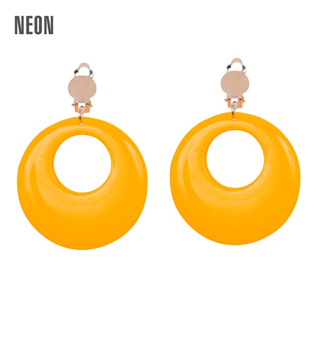 "NEON GELBE OHRRINGE"