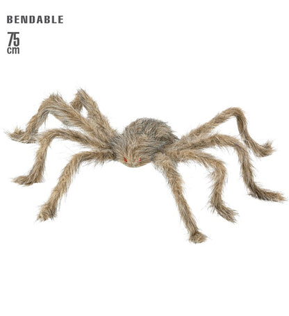 "HAARIGE SPINNE BIEGBAR" 75 cm