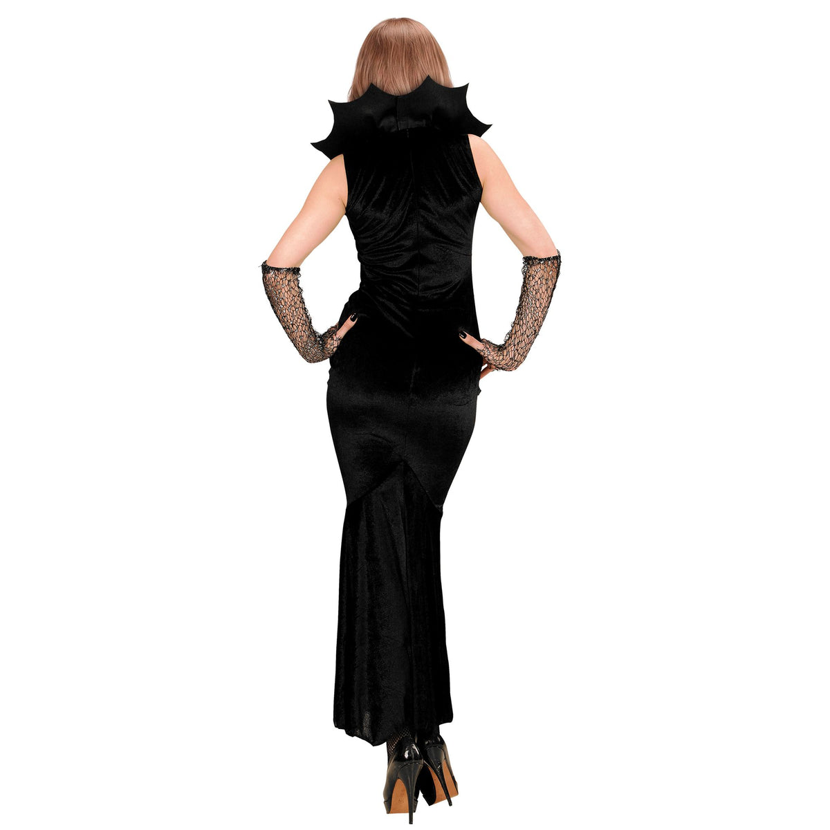 "SPIDERELLA" (Kleid, fingerlose Handschuhe)