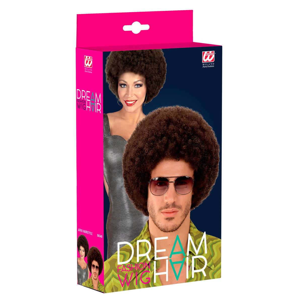 "AFRO PERÜCKE IN DREAM HAIR QUALITÄT" in farbiger Box