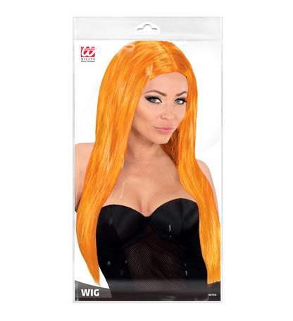 "ORANGEFARBENE GLAMOUR PERÜCKE" in Polybag