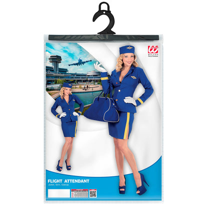 "STEWARDESS" (Jacke, Rock, Mütze)