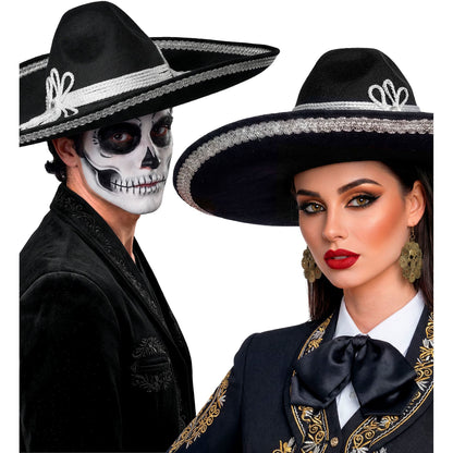 "SOMBRERO EL CHARRO SILBER" 54 cm