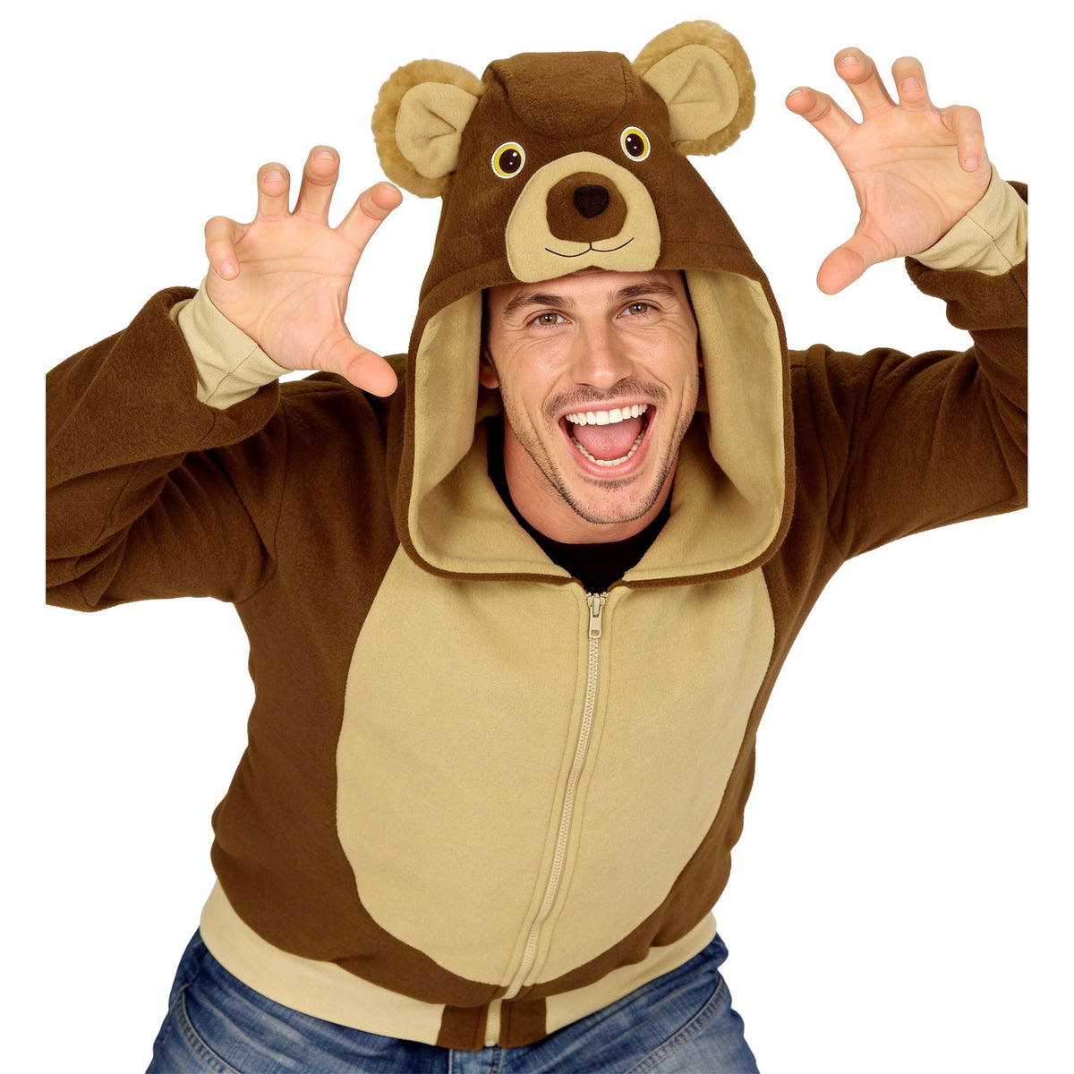 "BÄR" (Fleecejacke mit Kapuze)