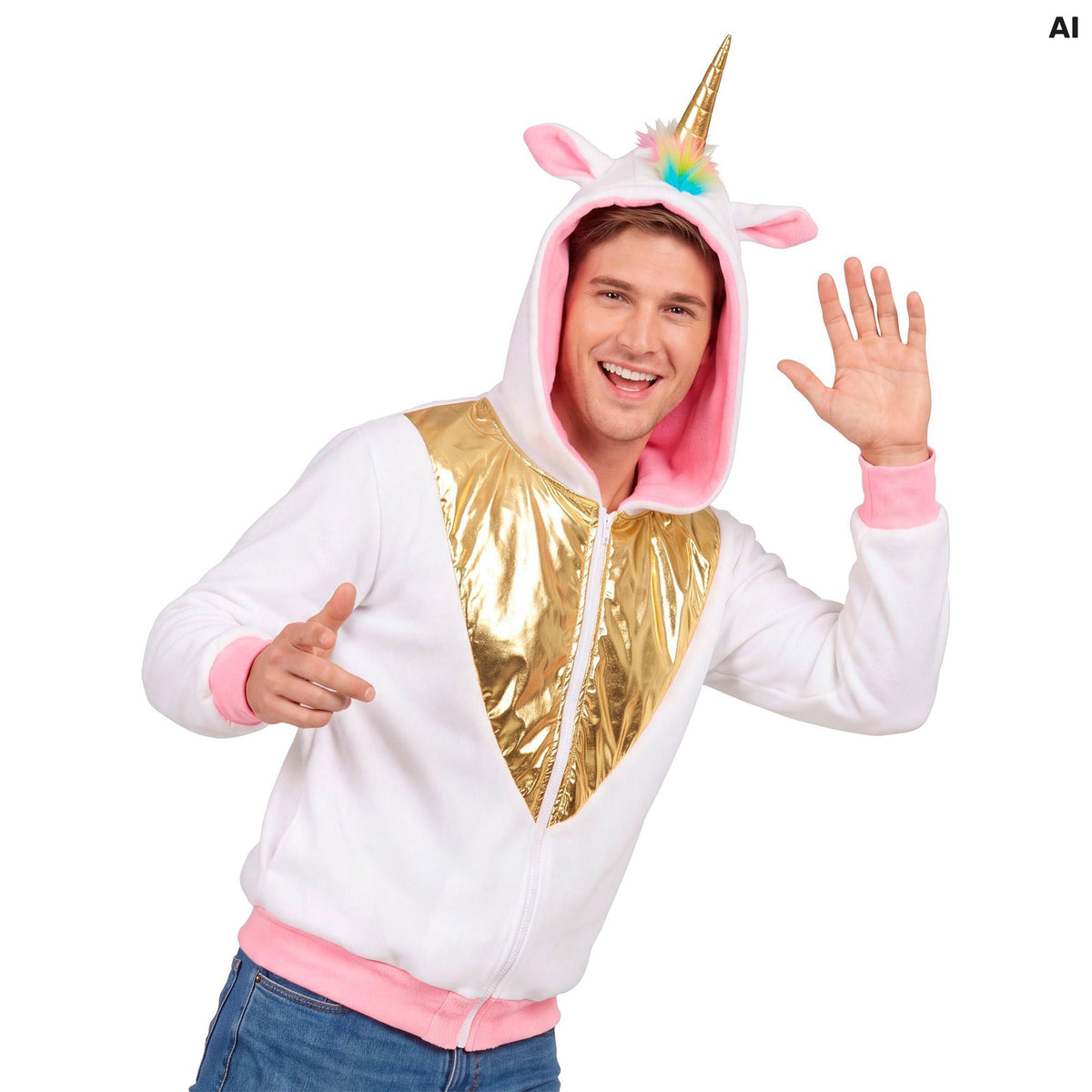 "EINHORN FANTASY" (Strickjacke mit Kapuze)