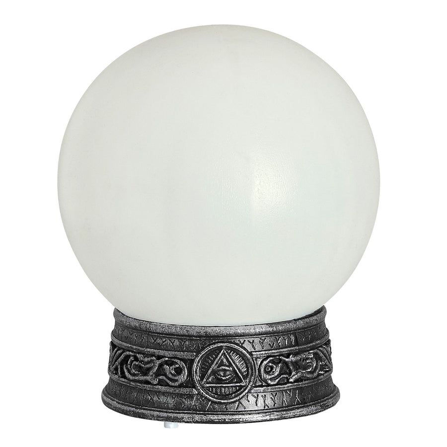 Geräuschaktivierte Kristallkugel mit Basis und wechselndem Licht von Widmann, 20 cm – Detailansicht