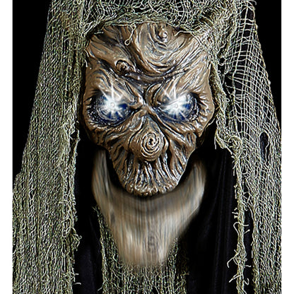 Widmann sprechender Halloweenbaum 200 cm mit beweglichem Mund und blinkenden LED-Augen – Detailansicht