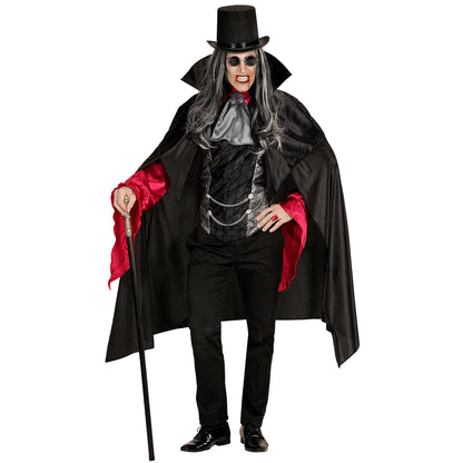 "VAMPIR" (Hemd mit Weste, Jabot mit Medaille, Umhang)