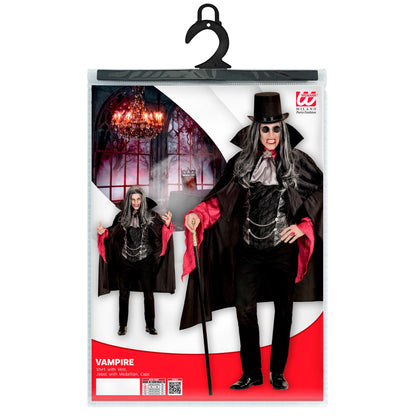 "VAMPIR" (Hemd mit Weste, Jabot mit Medaille, Umhang)