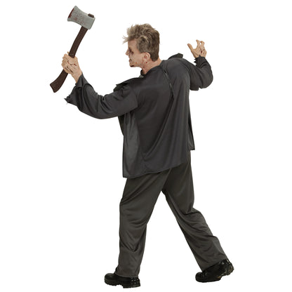 Widmann Zombie Kostüm mit zerrissenem T-Shirt, Jacke und Hose – Seitenansicht
