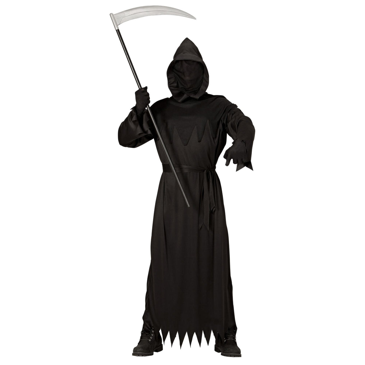 REAPER Robe mit Kapuze und Maske von Widmann – Seitenansicht