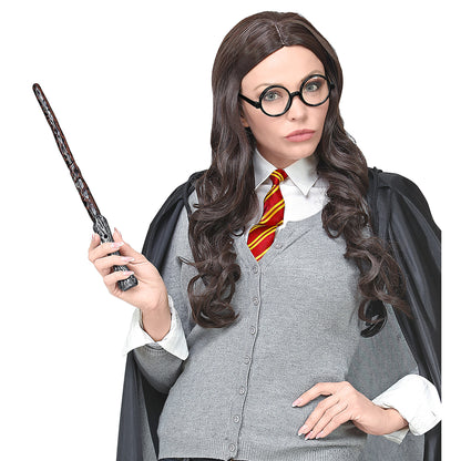 "ZAUBERLEHRLING" (Brille mit Gläsern, Krawatte, Zauberstab)