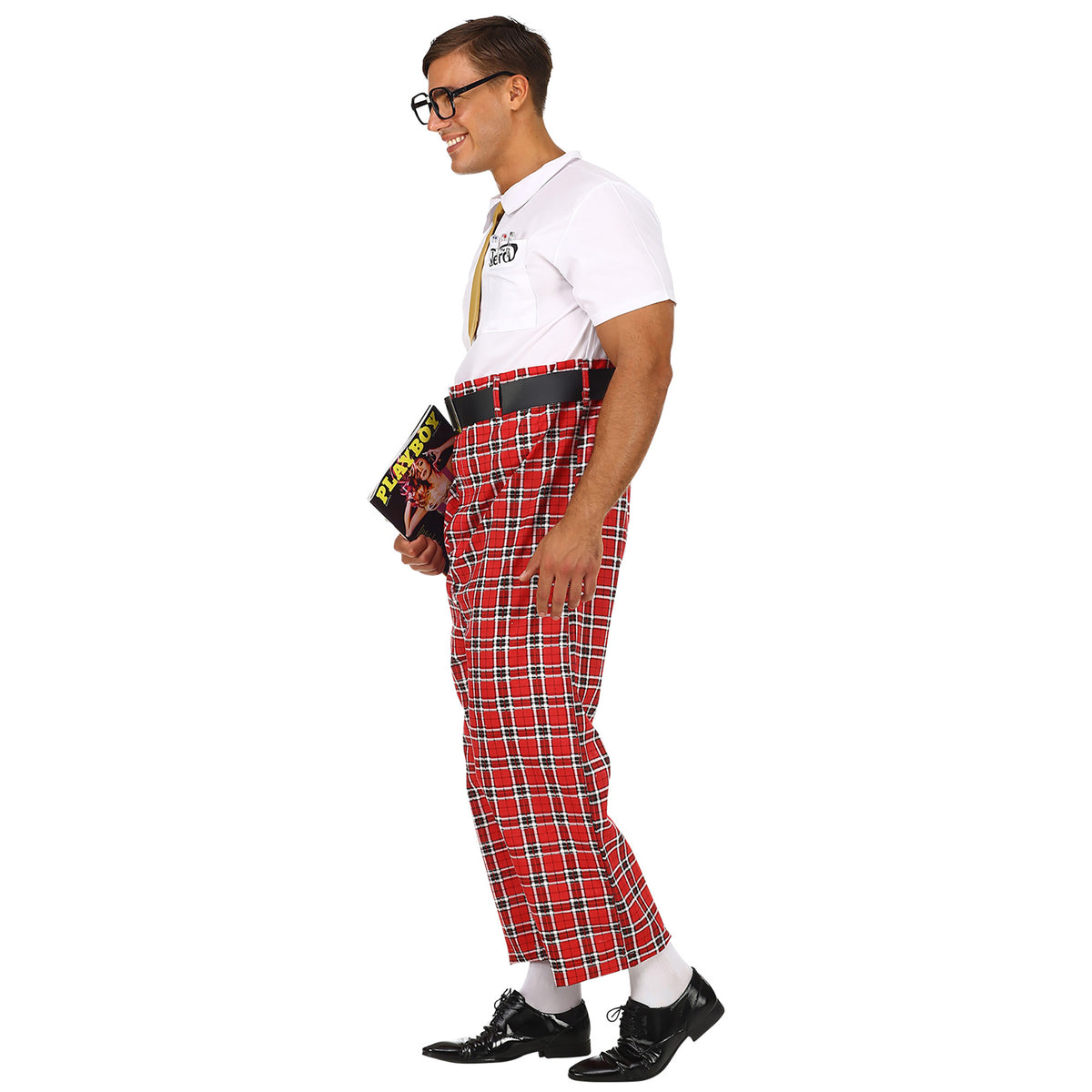 "NERD" (Overall, Gürtel, Krawatte, Brille)