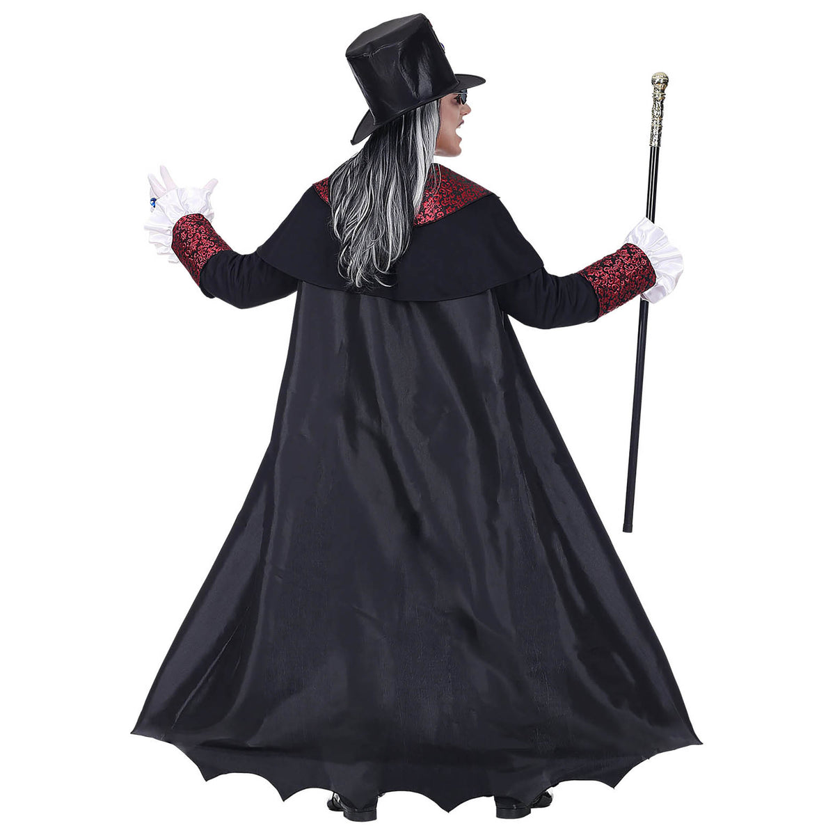 "VAMPIRE LORD" (Langer Mantel mit Weste und Jabot, Zylinder)