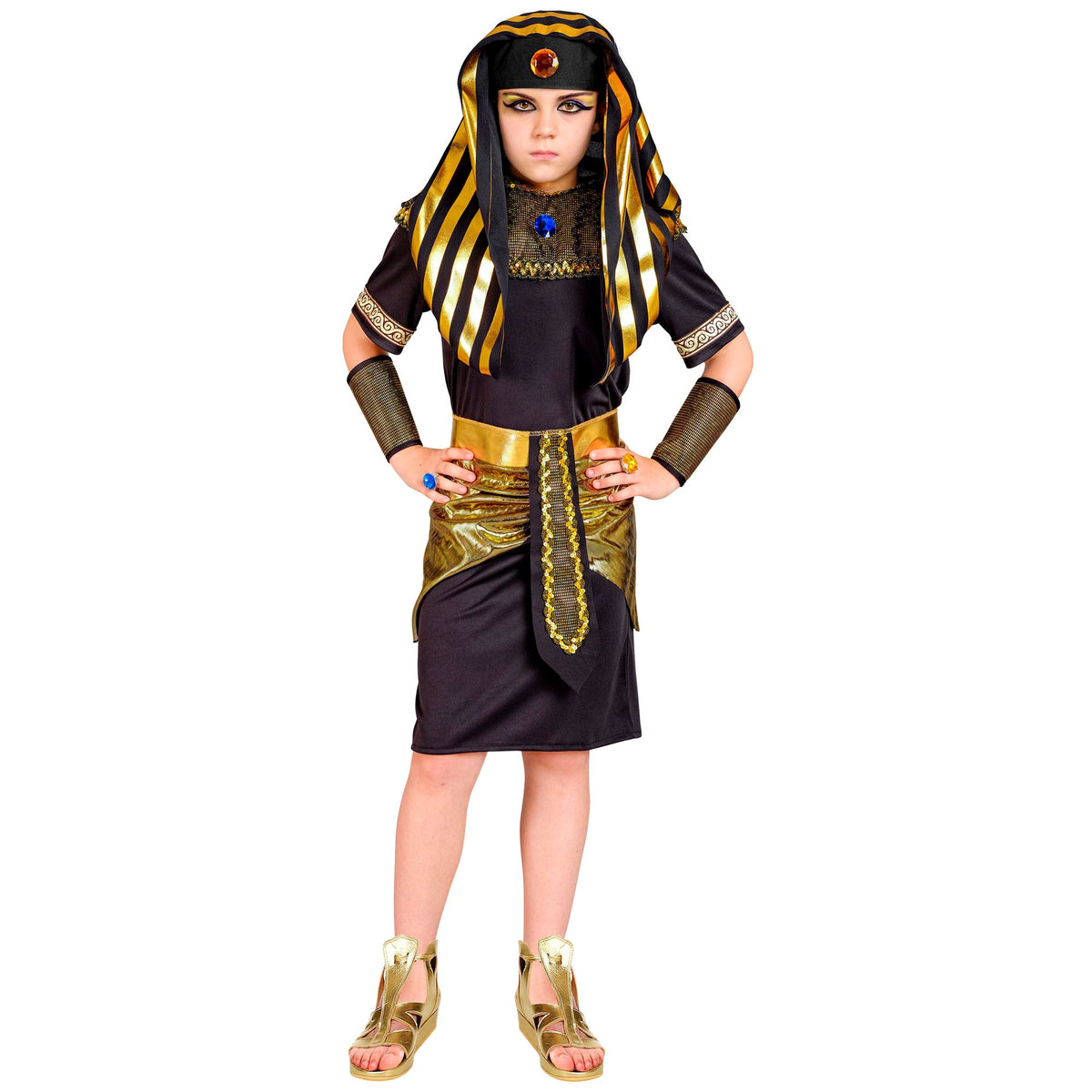 "PHARAOH" (Tunika, Gürtel, Halskragen, Kopfbedeckung)