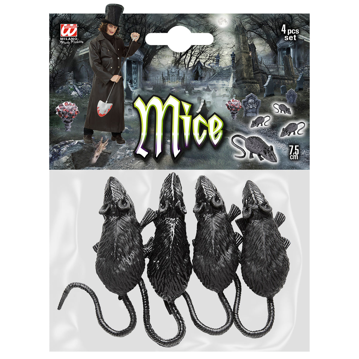 Set von "4 MÄUSEN" 9 cm