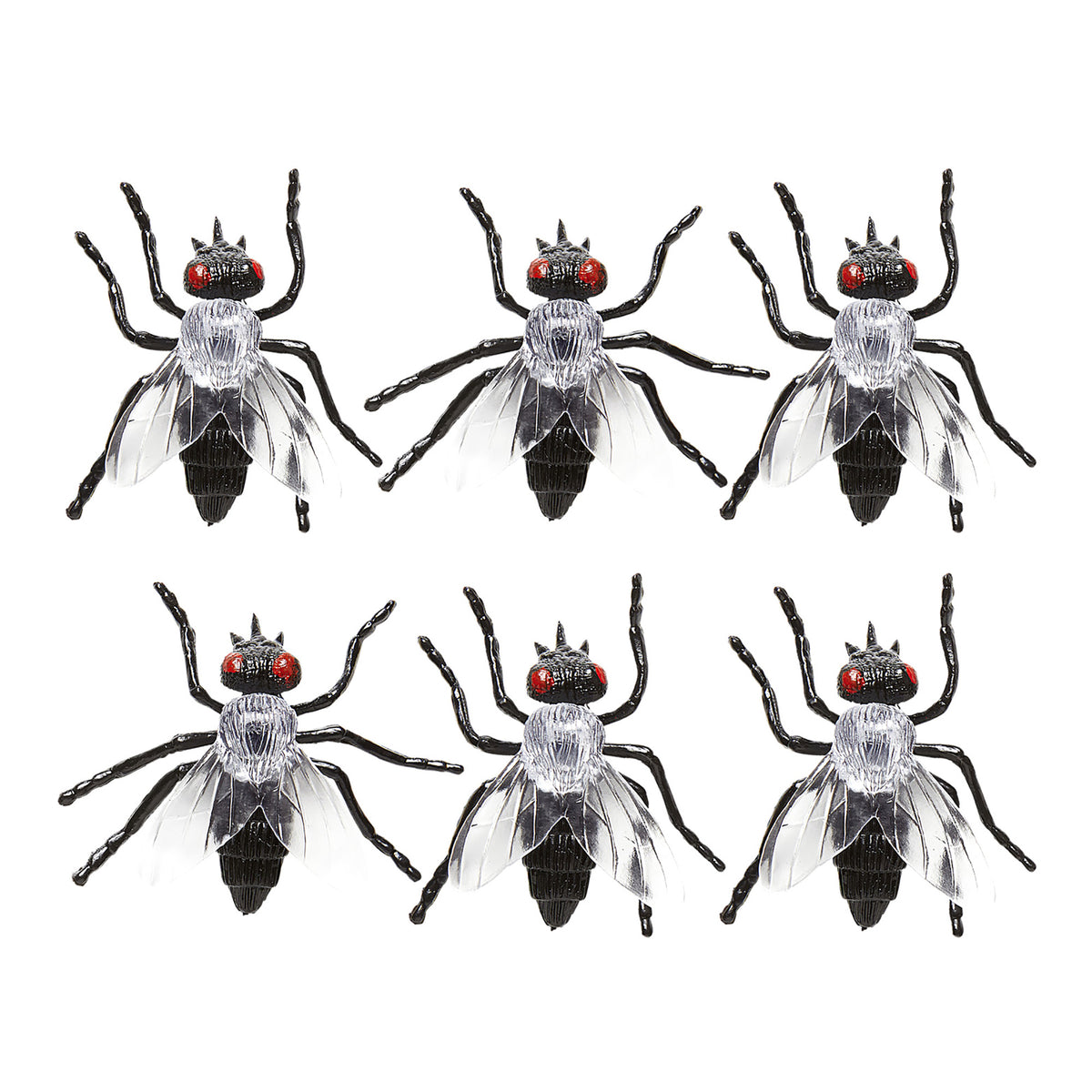 Set von "6 FLIEGEN" 5,5 cm