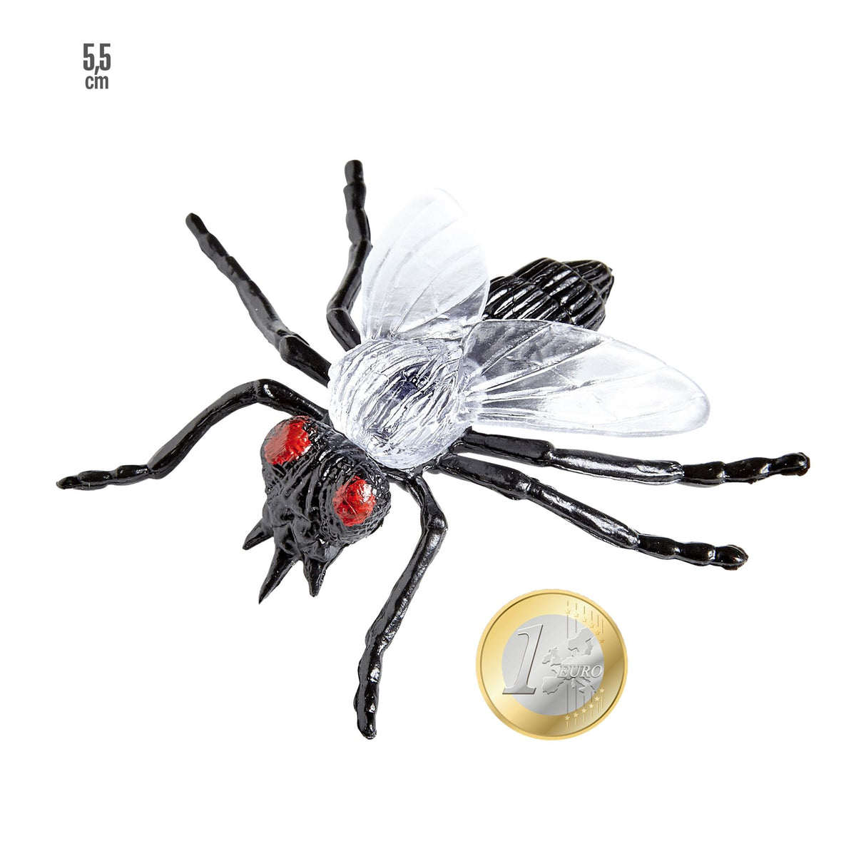 Set von "6 FLIEGEN" 5,5 cm